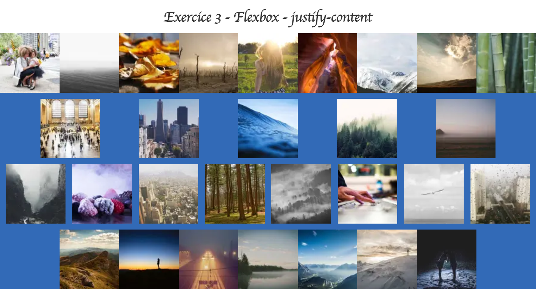 Flexbox - ex 3